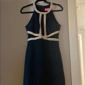 Black lilly Pulitzer cotton dress size 4